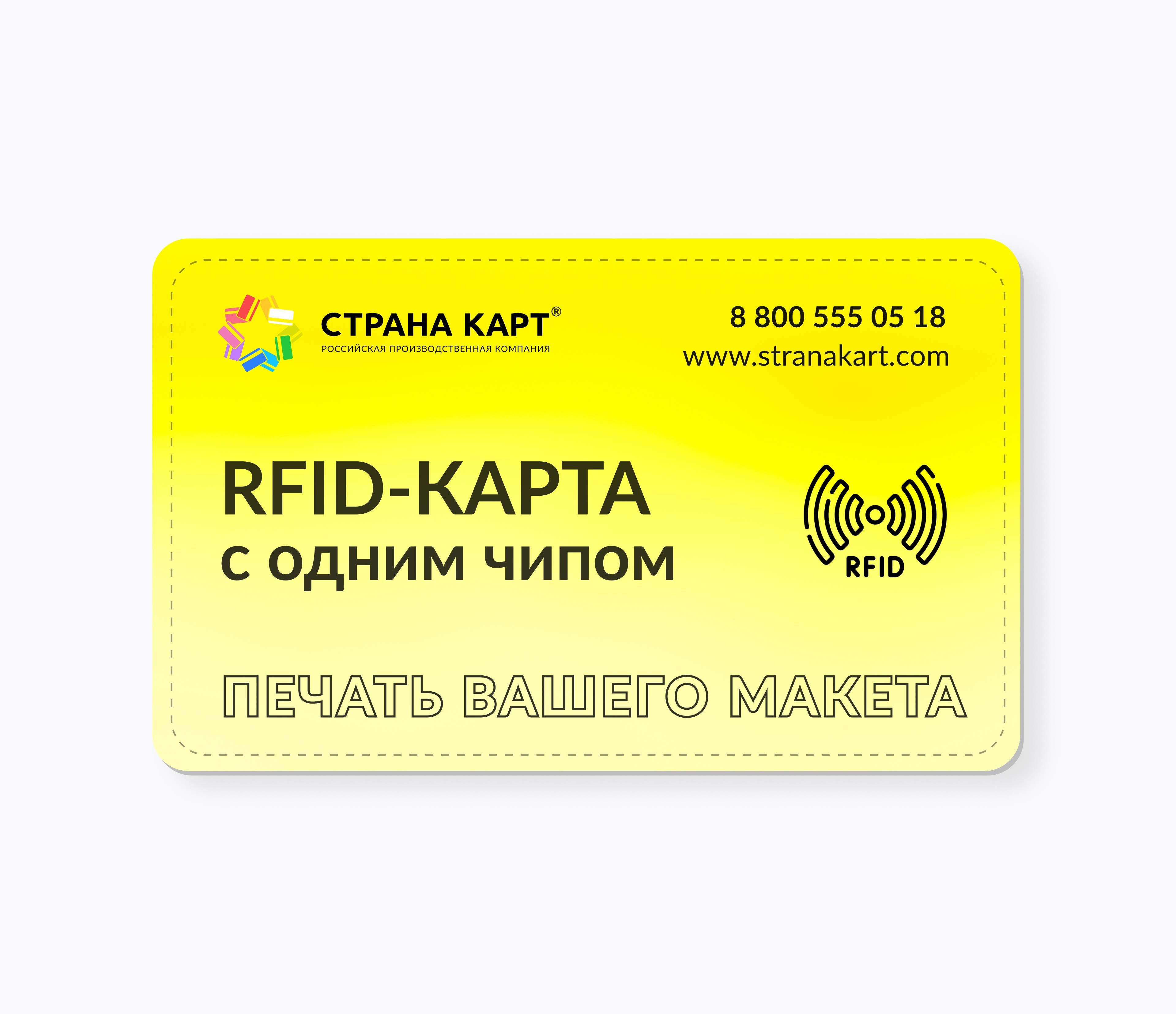 Бесконтактные RFID-карты по вашему макету и дизайну | Страна Карт