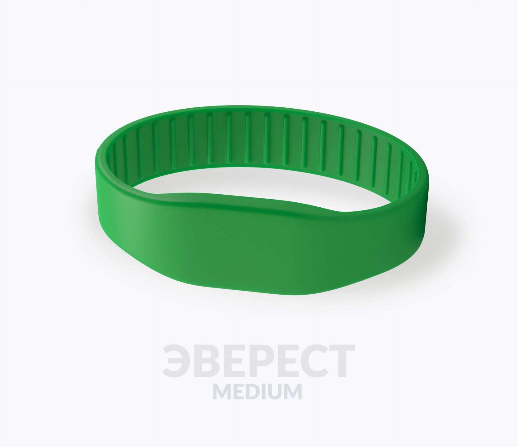 Силиконовый RFID-браслет Эверест M с чипом зеленый Силиконовый RFID-браслет Эверест M с чипом EM-Marine TK4100, зеленый купить по низкой цене