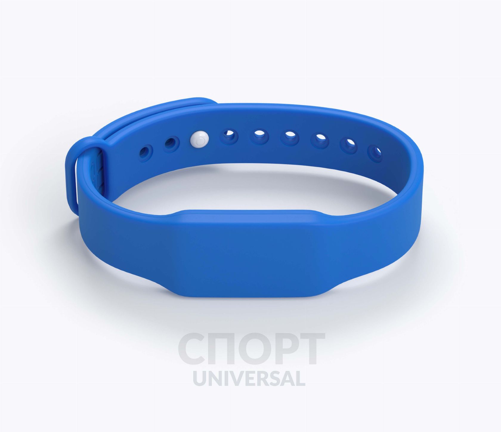 Силиконовый RFID-браслет Спорт с чипом синий (летний вечер)