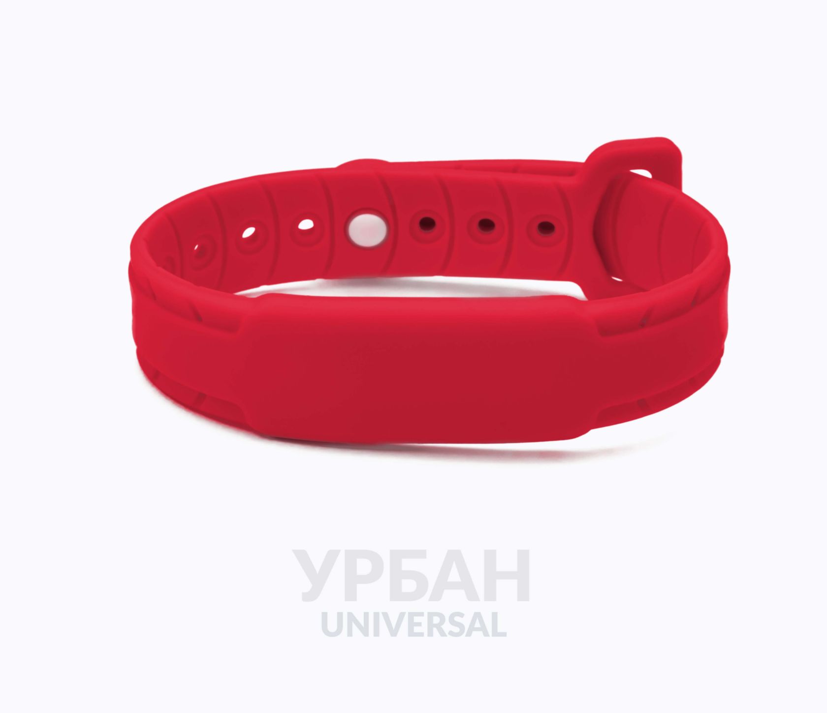 Силиконовый RFID-браслет Урбан с чипом TK4100 красный