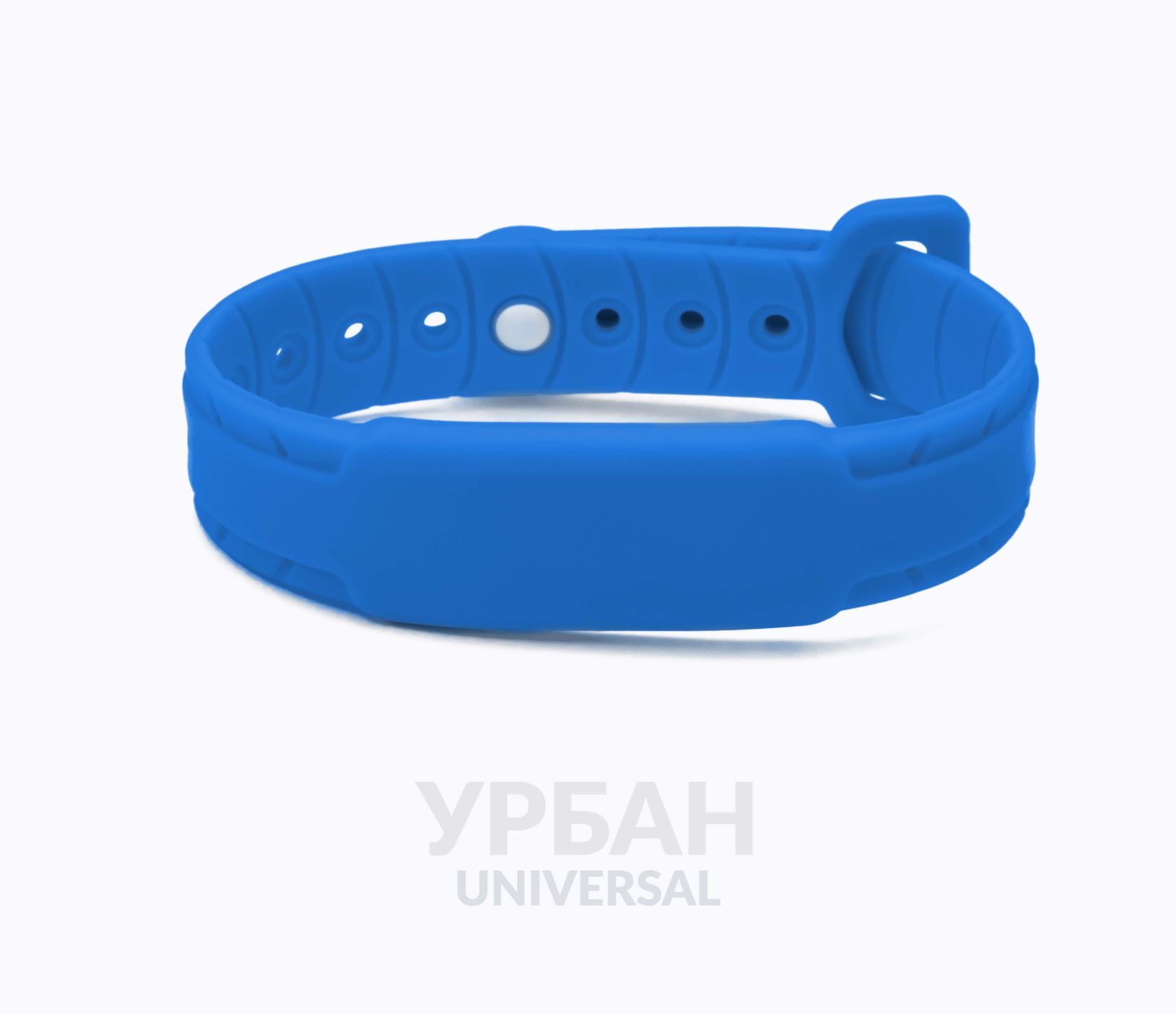 Силиконовый RFID-браслет Урбан с чипом TK4100 синий