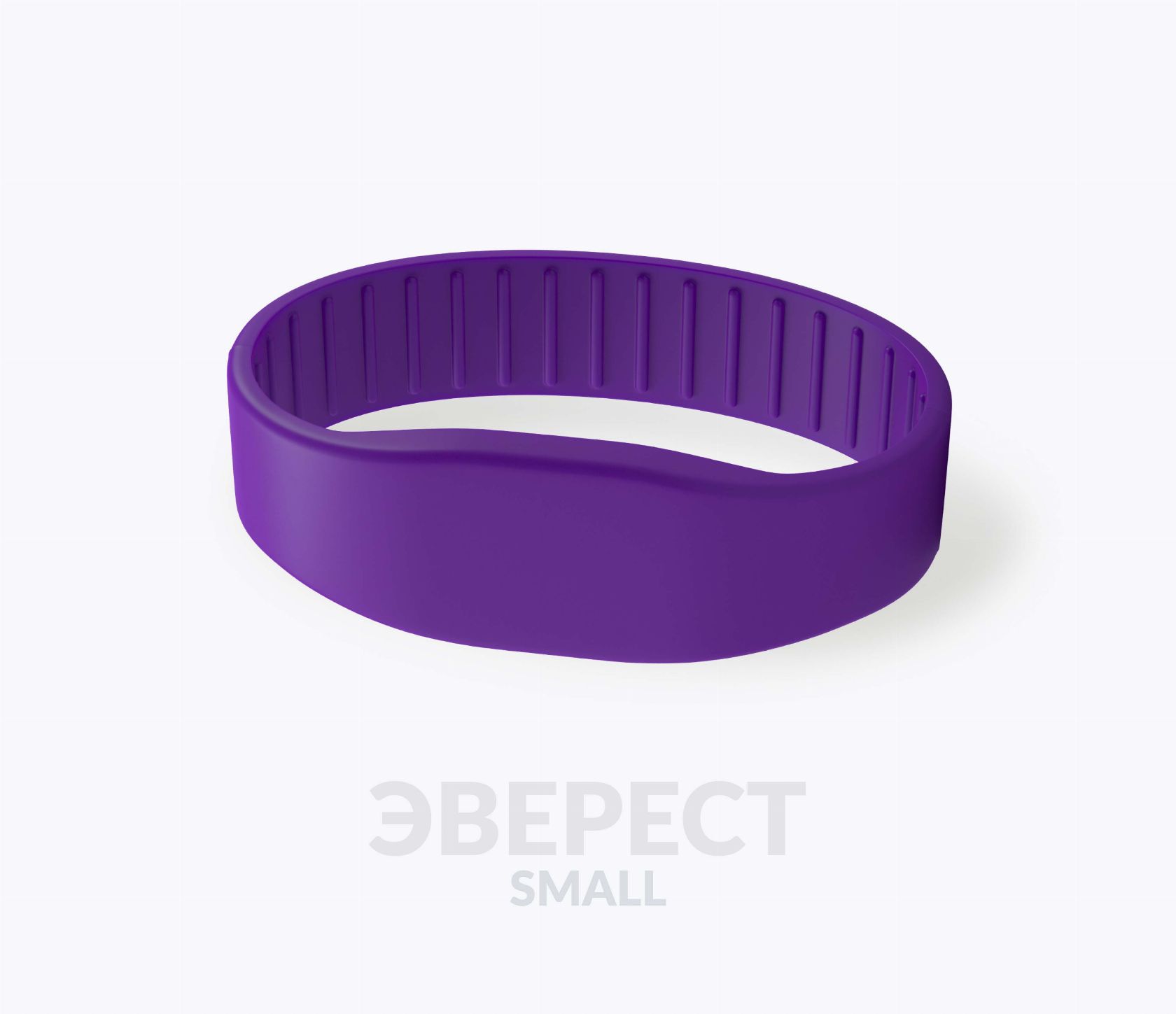 Силиконовый RFID-браслет Эверест S с чипом фиолетовый цвет