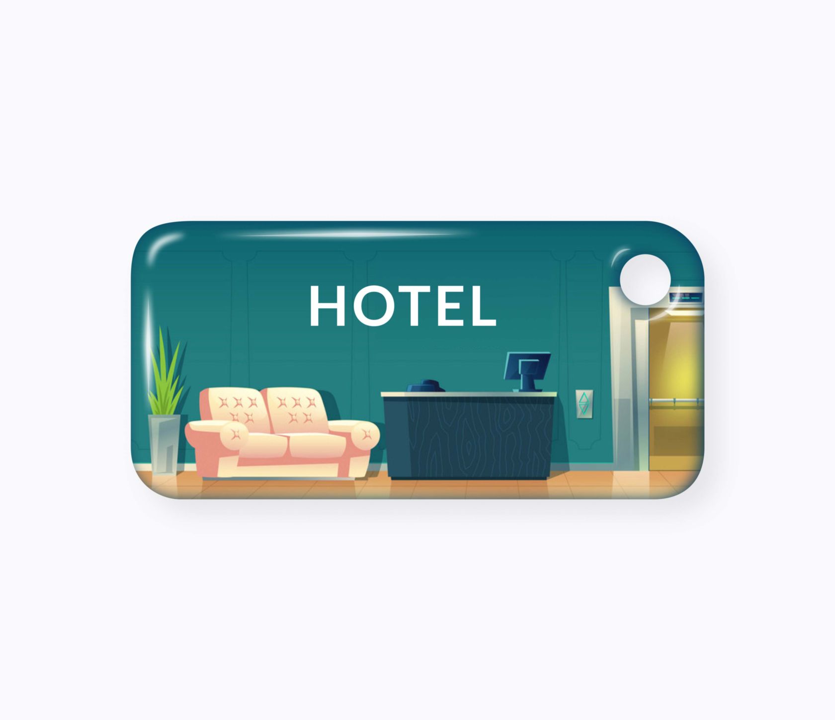 RFID-брелоки NEOKEY® с чипом для гостиниц и отелей