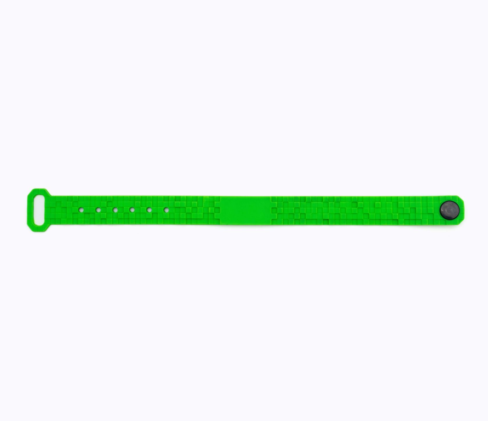 Силиконовый RFID-браслет Пиксель с чипом вид снизу Силиконовый RFID-браслет Пиксель с чипом