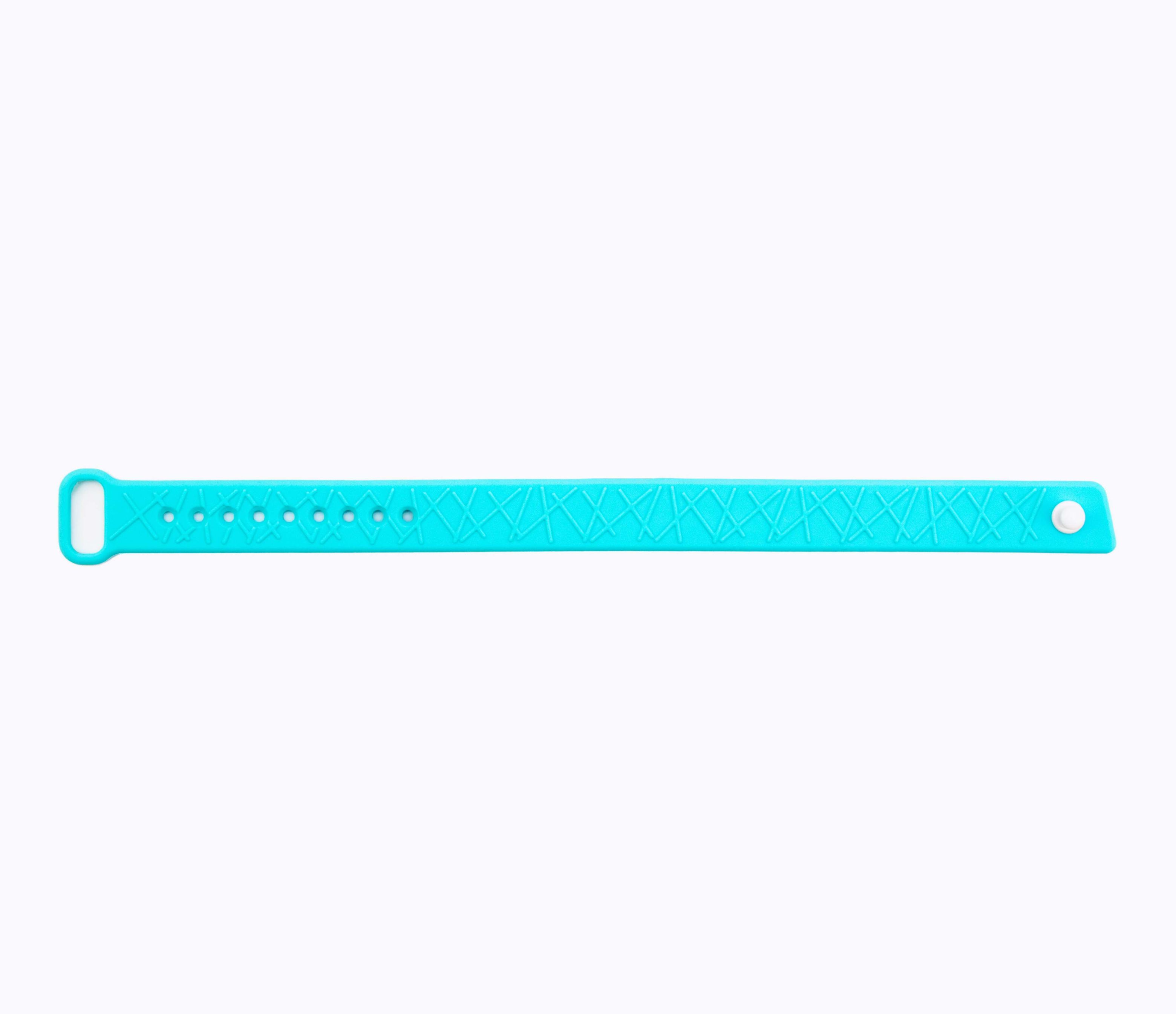Силиконовый RFID-браслет Самурай с чипом вид сверху Силиконовый RFID-браслет Самурай с чипом