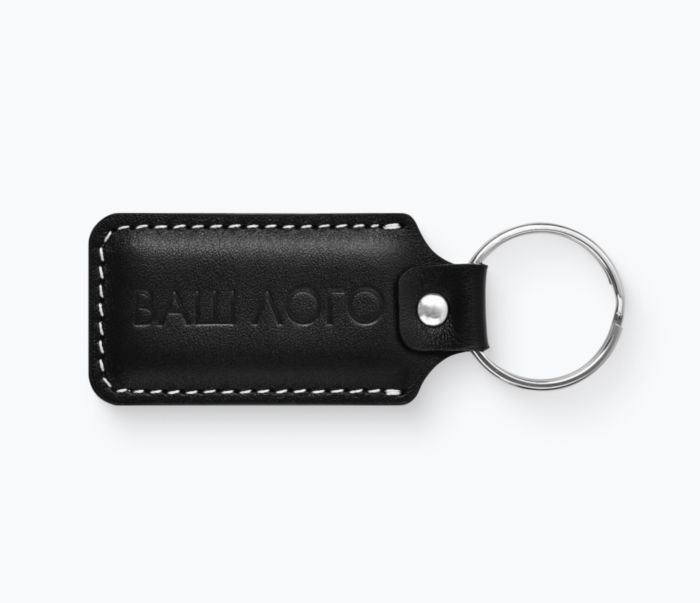 Кожаный rfid-брелок прямоугольный с чипом Кожаные RFID-брелоки NEOKEY® с чипом и вашим логотипом прямоугольные