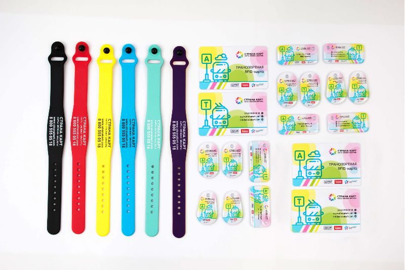 Транспортные карты Электронные проездные в формате браслетов, брелоков и RFID-карт MIK1KMCM (МИК1К) от РПК «Страна Карт»