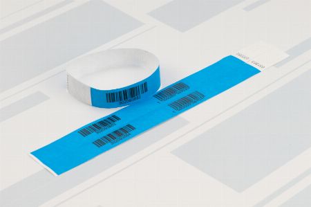 Бумажные браслеты Новые возможности: бумажные браслеты с печатью штрих-кода или QR-кода