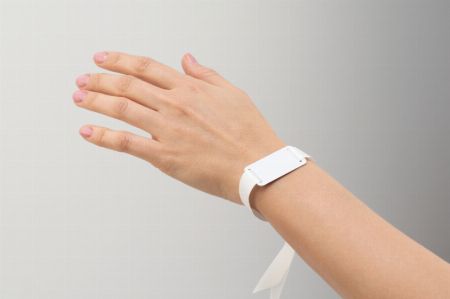 рфид текстильный браслет Новый текстильный RFID-браслет с чипом для массовых мероприятий