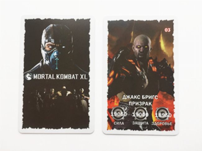 Игровые карты Mortal Combat Фото продукции